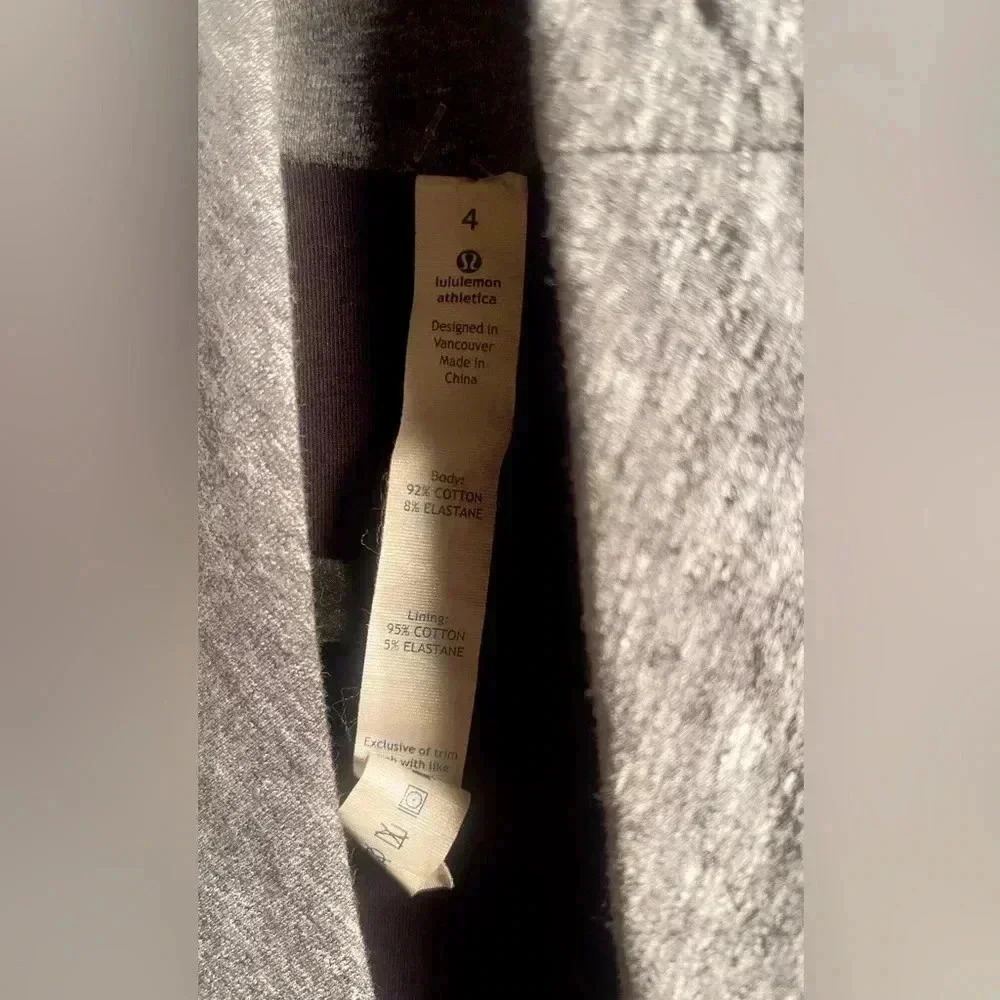 Lululemon “that’s a wrap” long sleeve terry lightweight casual yoga sweater 4 - Picture 4 of 5